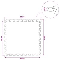 Vloermatten 6 pcs Hout 2,16 m&amp;sup2; EVA Schuim 9