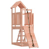 Speelhuis met klimwand massief douglashout 2