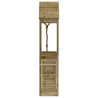 Speelhuis met klimwand ge&amp;iuml;mpregneerd grenenhout 5