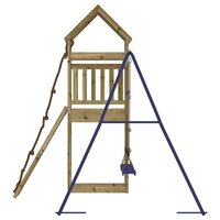 Speelhuis ge&amp;iuml;mpregneerd grenenhout 6
