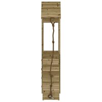 Speelhuis met klimwand ge&amp;iuml;mpregneerd grenenhout 6