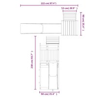 Speelhuis massief grenenhout 9
