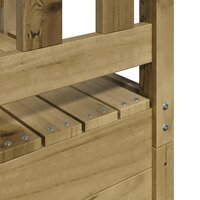Buiten Speeltoren Naturel Massief ge&amp;iuml;mpregneerd dennenhout 6
