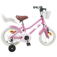 Kinderfiets 12 Inch voor 2-4 jaar oud Lichtroze 3
