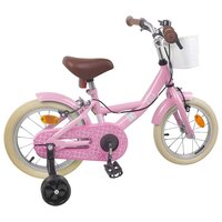Kinderfiets 12 Inch voor 2-4 jaar oud Lichtroze 3