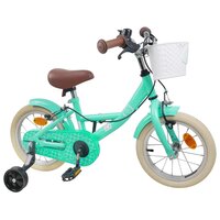 Kinderfiets 14 Inch voor 3-5 jaar oud Zeegroen 2