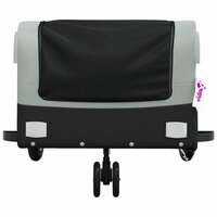 Fietstrailer 30 kg ijzer zwart en grijs 6