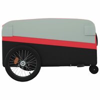 Fietstrailer 45 kg ijzer zwart en rood 7