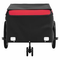 Fietstrailer 45 kg ijzer zwart en rood 5