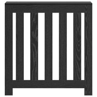 Radiatorafdekking Zwart Eiken 78 x 20 x 82 cm Bewerkt hout 4