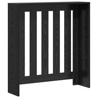 Radiatorafdekking Zwart Eiken 78 x 20 x 82 cm Bewerkt hout 6