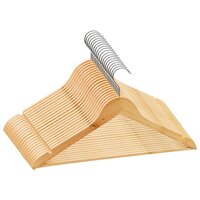 20-delige Kledinghangerset anti-slip hardhout 2