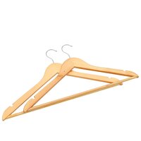 20-delige Kledinghangerset anti-slip hardhout 4