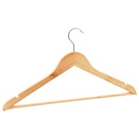50-delige Kledinghangerset anti-slip hardhout 3