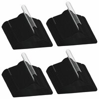 100-delige Kledinghangerset anti-slip fluweel zwart 2