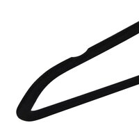 100-delige Kledinghangerset anti-slip fluweel zwart 6