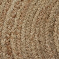Tapijt rond 150 cm gevlochten jute 4