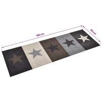 Keukenmat wasbaar Stars 60x180 cm  5