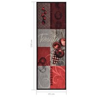 Keukenmat wasbaar Tomato 45x150 cm 6