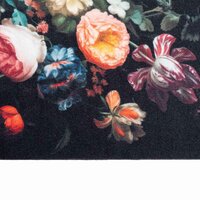Keukenmat Zwart 180 x 60 cm Fluweel 5