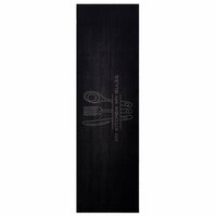 Keukenmat Bestek Zwart 150 x 45 cm Fluweel 2