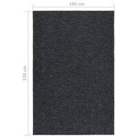 Droogloopmat 100x150 cm antracietkleurig 6