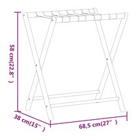 Bagagerek 68,5x38x58 cm bamboe 7