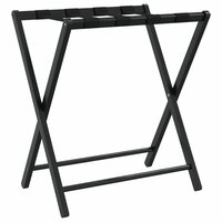 Bagagerek 68,5x38x58 cm bamboe zwart 2