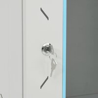 Netwerkkast 18U 19&amp;quot; IP20 60x60x100 cm grijs 7