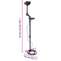 Metaaldetector met LCD-scherm 24 cm zoekdiepte 7