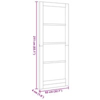 Binnendeur Wit 83 x 211 cm Multiplex 8