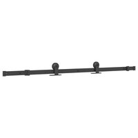 Schuifdeur NARVIK 80 x 210 cm (152,5 cm) Naturel en Zwart 3