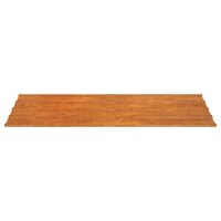 Dakpanelen 12 st 80x44 cm cortenstaal roestig 5
