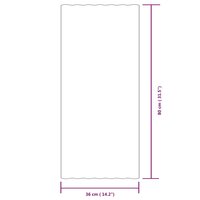Dakpanelen 36 st 80x36 cm gegalvaniseerd staal grijs 7