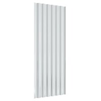 Dakpanelen 12 st 100x36 cm gegalvaniseerd staal grijs 5