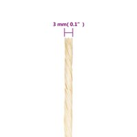 Touw 3 mm 200 m 100% sisal 4