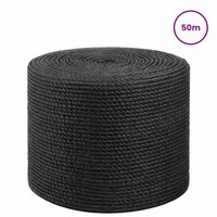 Jute Touw 4 Zwart 100% Tossa jute 2