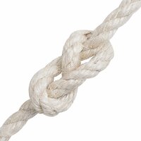 Jute Touw 6 Wit 100% Tossa jute 3