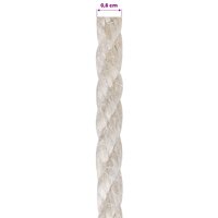 Jute Touw 6 Wit 100% Tossa jute 5