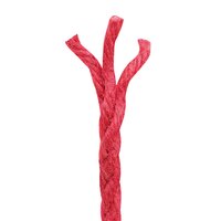 Jute Touw 2 pcs Rood 100% Tossa jute 4
