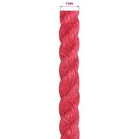 Jute Touw Rood 100% Tossa jute 5