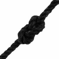 Touw 2 pcs Zwart Katoen 3