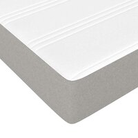 Pocketveringmatras voor kinderen medium 80x160 cm stof lichtgrijs 5