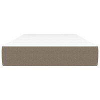 Pocketveringmatras voor kinderen medium 80x160 cm stof taupe 3