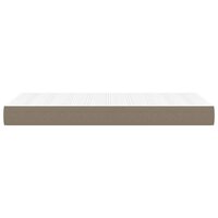 Pocketveringmatras voor kinderen medium 80x160 cm stof taupe 4