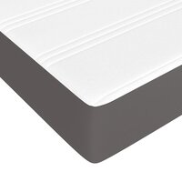 Pocketveringmatras voor kinderen medium 80x160 cm kunstleer grijs 5