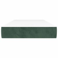 Pocketveringmatras voor kinderen medium 80x160 cm fluweel donkergroen 3