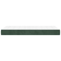 Pocketveringmatras voor kinderen medium 80x160 cm fluweel donkergroen 4