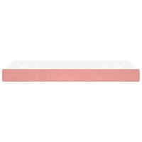 Pocketveringmatras voor kinderen medium 80x160 cm fluweel roze 4