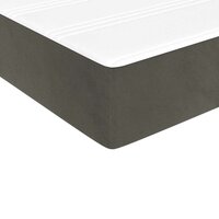 Pocketveringmatras medium 80x210x20 cm fluweel donkergrijs 5